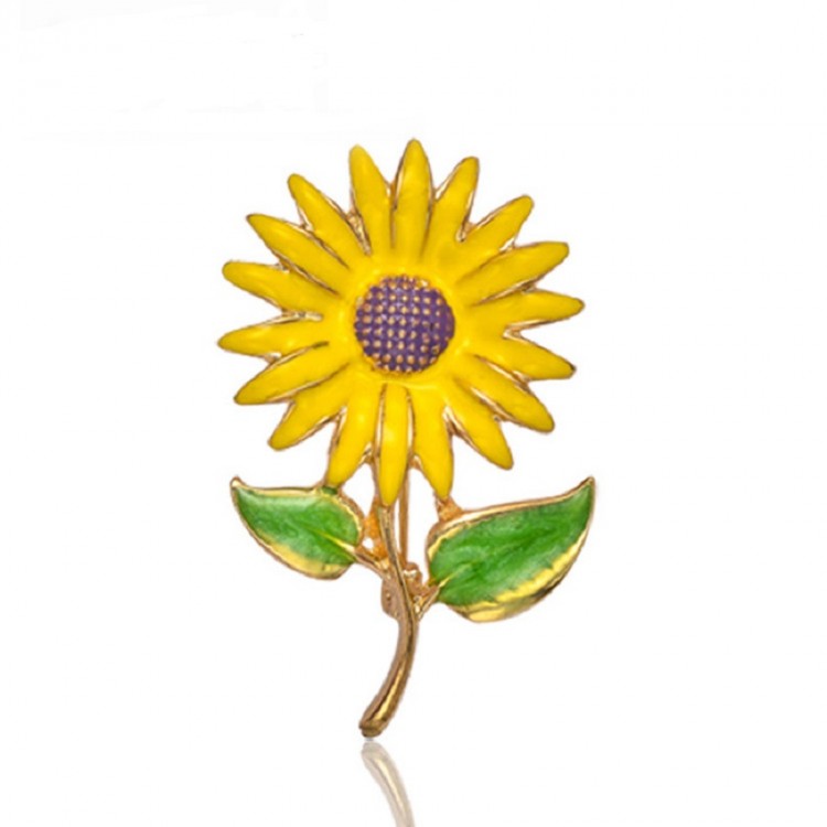 Sunflower Brooch 